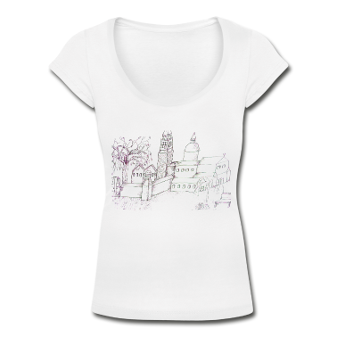 Einzug T-Shirt - Abstrakte Kunst, Tuschezeichnung, Bild