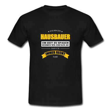 Einzug T-Shirt - Geschenkidee Hausbauer