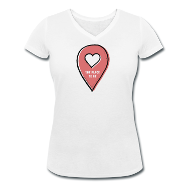 Einzug T-Shirt - Standort | the place to be | Koordinaten eingeben