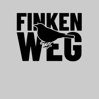 Motiv Finkenweg Straßennamen Shirt für Anwohner Geschenk