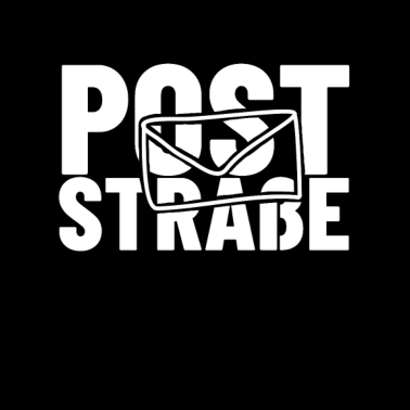 Motiv Poststrasse Straßennamen Shirt für Anwohner