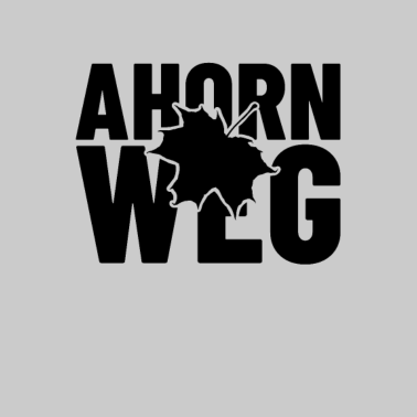 Motiv Ahornweg Straßennamen Shirt für Anwohner