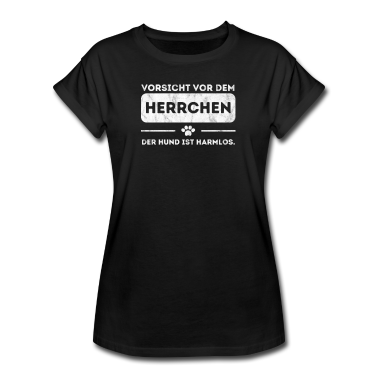 Einzug T-Shirt - Vorsicht vor dem Herrchen T-Shirt Hundebesitzer