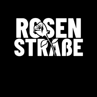 Motiv Rosenstraße Straßennamen Shirt für Anwohner