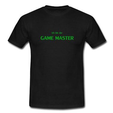 Einzug T-Shirt - Ich bin der GAME MASTER Gamemaster