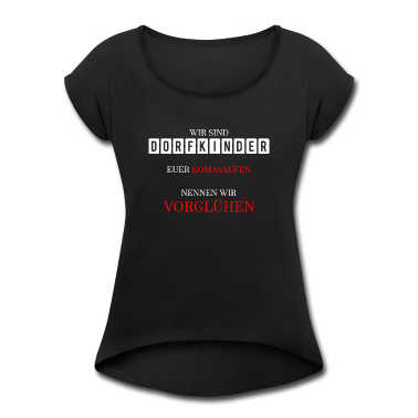 Einzug T-Shirt - Dorfkind-er Koma-saufen vorglühen Spruch Motiv