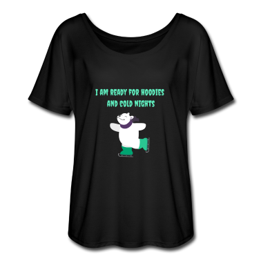 Einzug T-Shirt - Eisbär beim Schlittschuhlaufen - Winterdesign