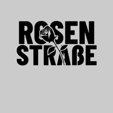 Motiv Rosenstraße Straßenname Geschenk Straßennamen