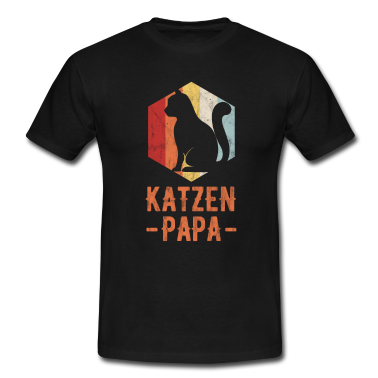 Einzug T-Shirt - Katzenpapa Katzenbesitzer Geschenk Katzenzüchter