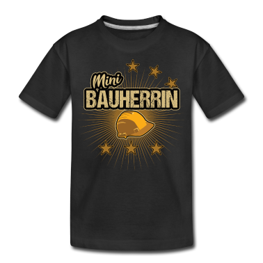 Einzug T-Shirt - Minibauherrin - Baustellenkinder