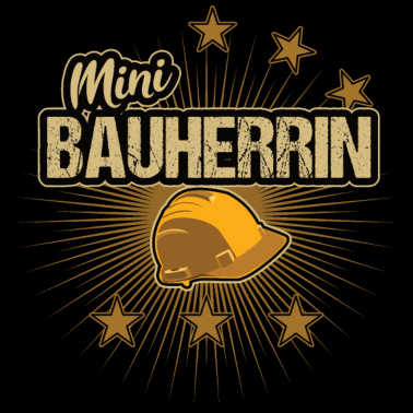 Motiv Minibauherrin - Baustellenkinder