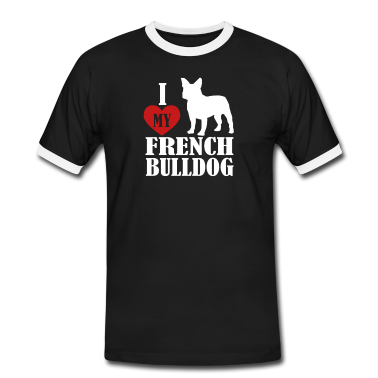 Einzug T-Shirt - I Love Frenchbulldog Shirt