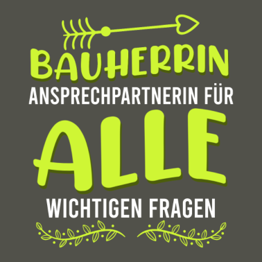 Motiv Bauherrin Ansprechpartnerin für wichtige Fragen