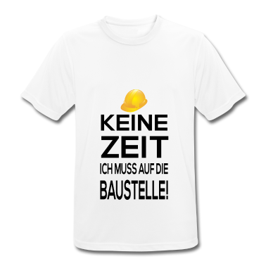 Einzug T-Shirt - Baustelle Bauen Rohbau Bauherr Eigenheim Hauskauf