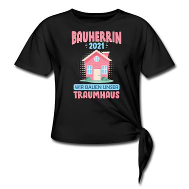 Einzug T-Shirt - Bauherrin 2021 Frauen Geschenk zum Eigenheim