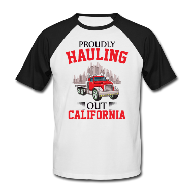 Einzug T-Shirt - Möbeltransport Kalifornien Lastwagen Haus