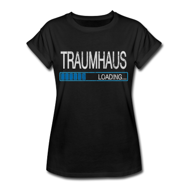 Einzug T-Shirt - Traumhaus Loading Hausbau Richtfest Traumhaus