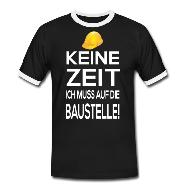 Einzug T-Shirt - Baustelle Bauen Rohbau Bauherr Eigenheim Hauskauf