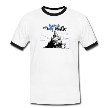 Einzug T-Shirt - My home is my castle - Bauherr - Richtfest