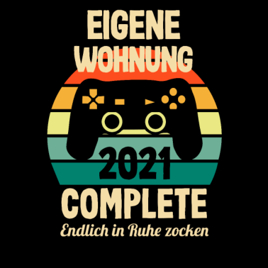 Motiv Einzug eigene Wohnung Gamer Einweihungsgeschenk