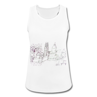 Einzug Tank Top - Abstrakte Kunst, Tuschezeichnung, Bild