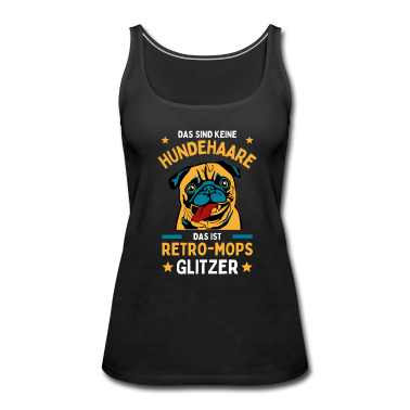 Einzug Tank Top - Retro-Mops Hundebesitzer