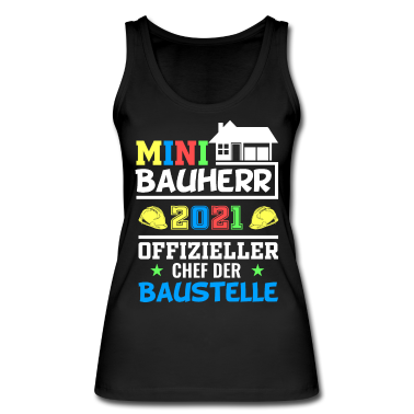 Einzug Tank Top - Bauherr 2021 Sohn Junior Chef Baustelle Geschenk