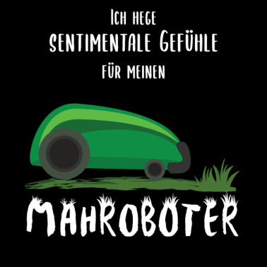 Motiv Mähroboter Rasen mähen
