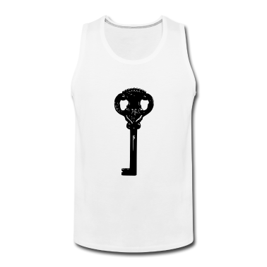 Einzug Tank Top - Antik Vintage Retro Schlüssel Vektor Design