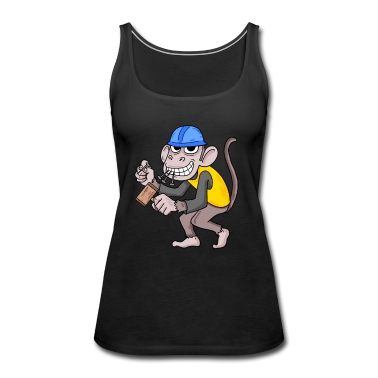 Einzug Tank Top - Bauherr Hausbauer Hausbau Affe Geschenk