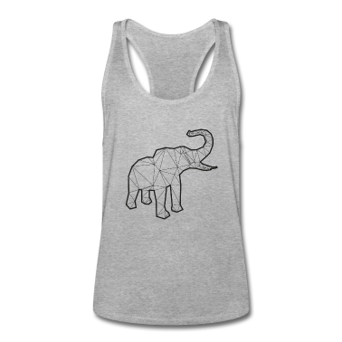 Einzug Tank Top - Elefant 3D Kontur