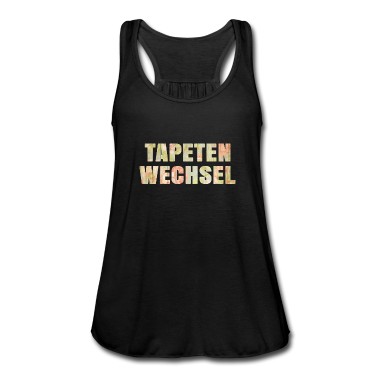 Einzug Tank Top - cooles Shirt Blumen Tapetenwechsel