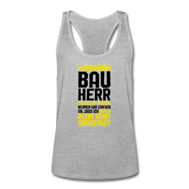 Einzug Tank Top - Bauherr Hausbau Eigenheim Baustelle Spruch Lustig