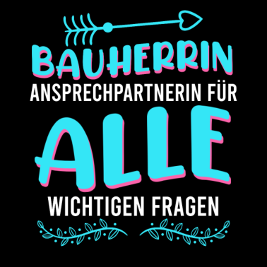 Motiv Bauherrin Asprechpartnerin für wichtige Fragen