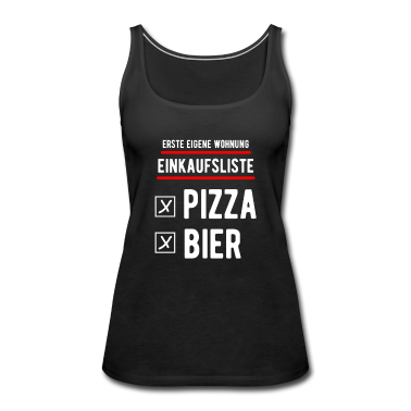 Einzug Tank Top - Eigene Wohnung Pizza und Bier Einweihungsgeschenk