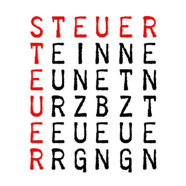 Motiv Steuer Politik Rätsel Teuer Einzug Renten Entzug