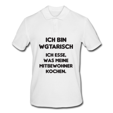 Einzug Poloshirt - WG Vegetarisch Mitbewohner Geschenkidee Kochen