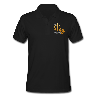 Einzug Poloshirt - Der könig kommt.