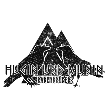 Motiv Rabenbrueder Hugin und Munin Odin Wotan