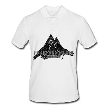 Einzug Poloshirt - Rabenbrueder Hugin und Munin Odin Wotan