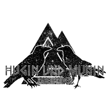 Motiv Rabenbrueder Hugin und Munin Odin Wotan
