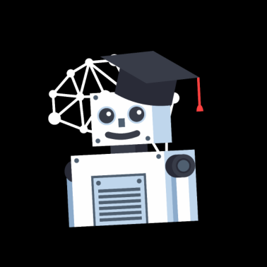 Motiv Studierender Roboter - künstliche Intelligenz