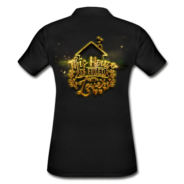 Einzug Poloshirt - This House is filled with love