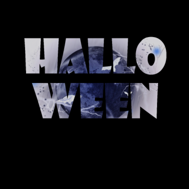 Motiv Halloween Schriftzug Gruselmond