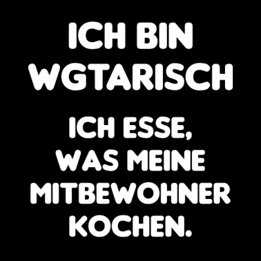 Motiv WG Vegetarisch Mitbewohner Geschenkidee Kochen