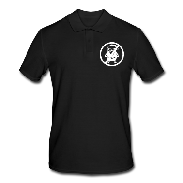 Einzug Poloshirt - Ugly Christmas - Santa Claus - Verbot -Weihnachten