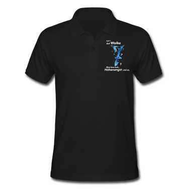 Einzug Poloshirt - Ich auf Wolke Sieben Ne lass mal Höhenangst und so