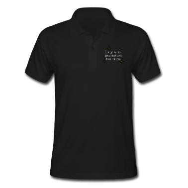 Einzug Poloshirt - Iss Glitzer zum Frühstück und strahl den ganzen...