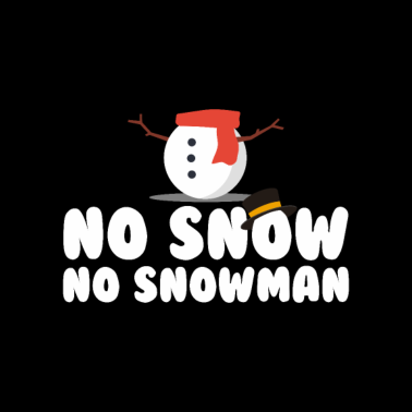 Motiv Kein Schnee - kein Schneemann