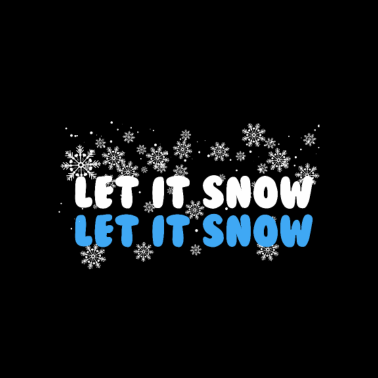 Motiv Lass es schneien, lass es schneien